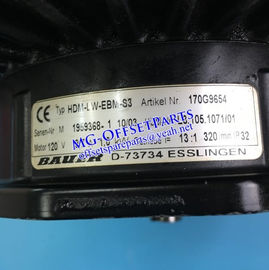 L3.105.1071/01, M3G112/SZ2.34 120V, HD VARNISH FOUNTAIN ROLLER DRIVE, HD ORIGINAL USED PARTS fornecedor